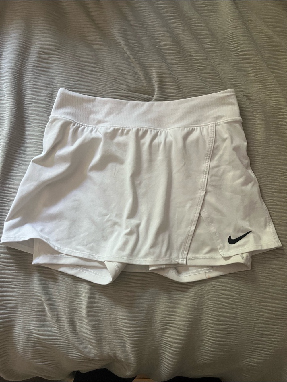 Nike White Women's Athletic Skirt with Built-In Shorts
